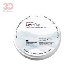 Đĩa phôi răng sứ zirconia 3M™ LAVA™ PLUS HIGH, TRANSLUCENCY